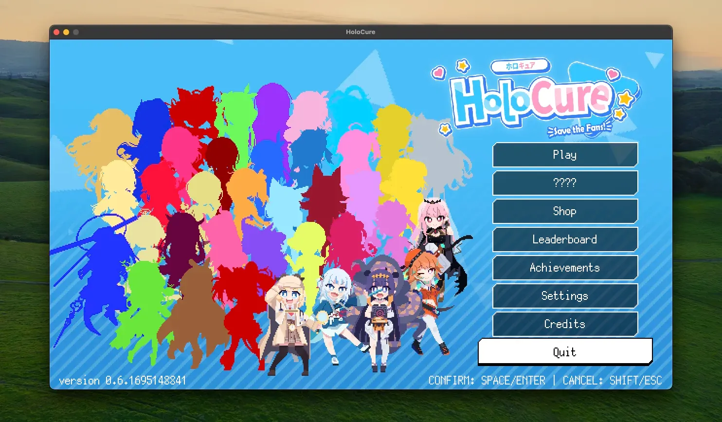 Holocure Game on macos Sonoma